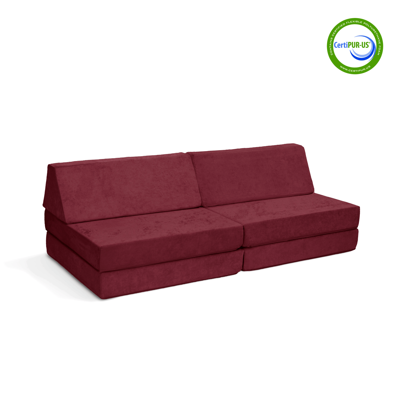 Go Coconut Canadian Play Couches, Furniture and Toys Play couch Cranberry Rain The Coconut Play Couch