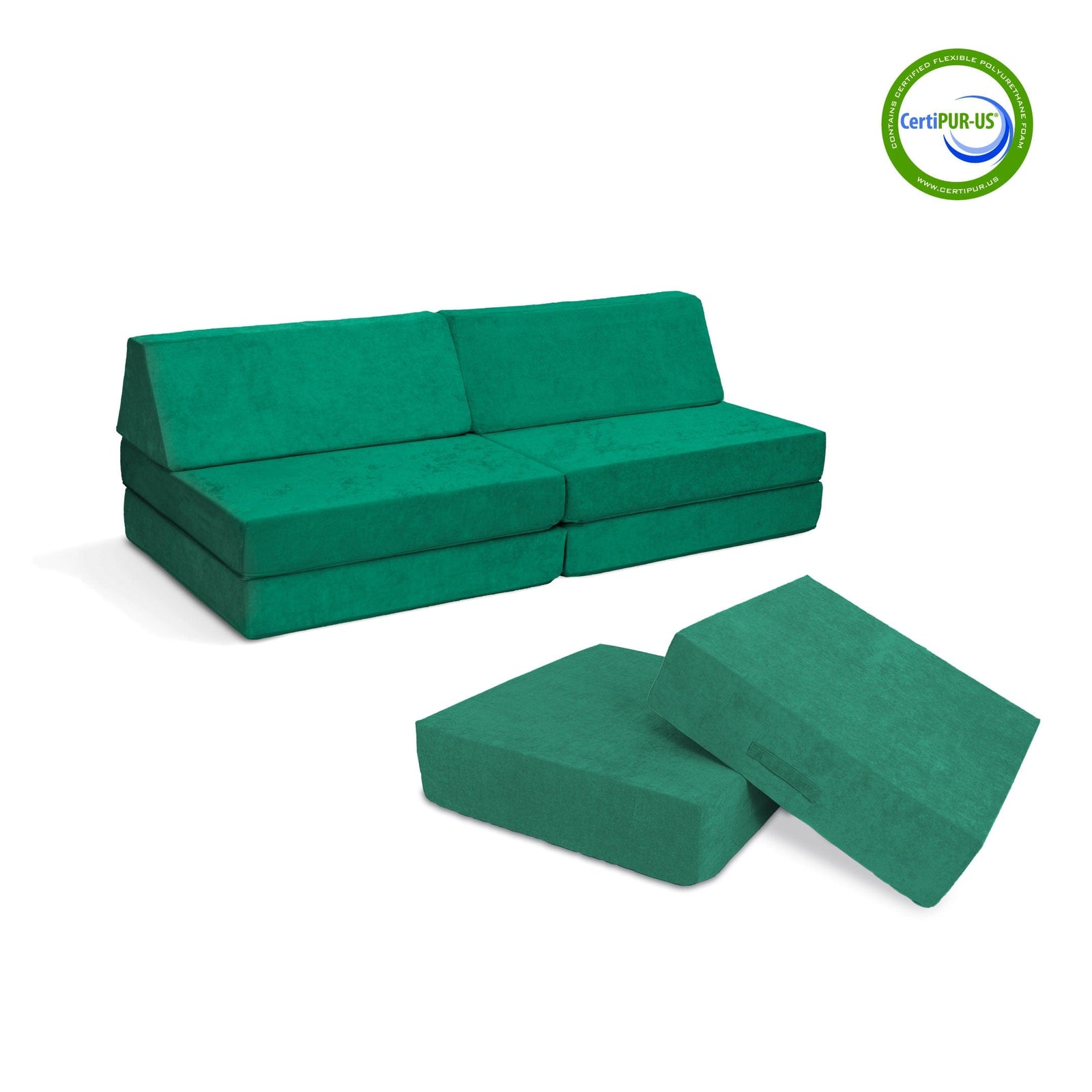 Go Coconut Canadian Play Couches, Furniture and Toys Bundle Forest Fern Coconut Maxi Bundle