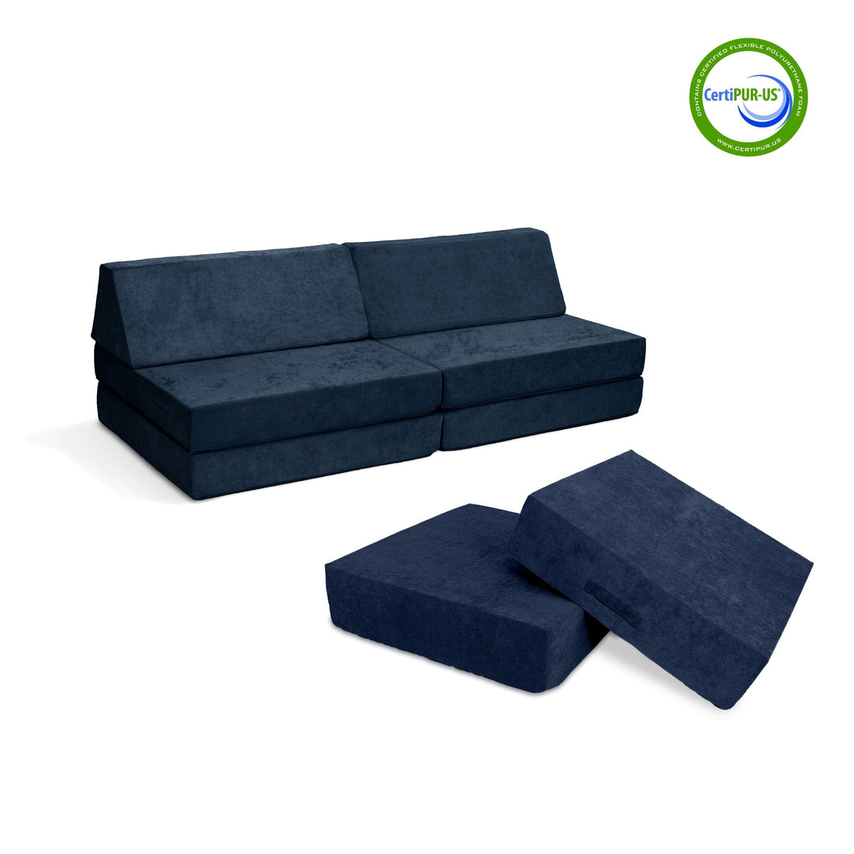 Go Coconut Canadian Play Couches, Furniture and Toys Bundle Midnight Tide Coconut Maxi Bundle