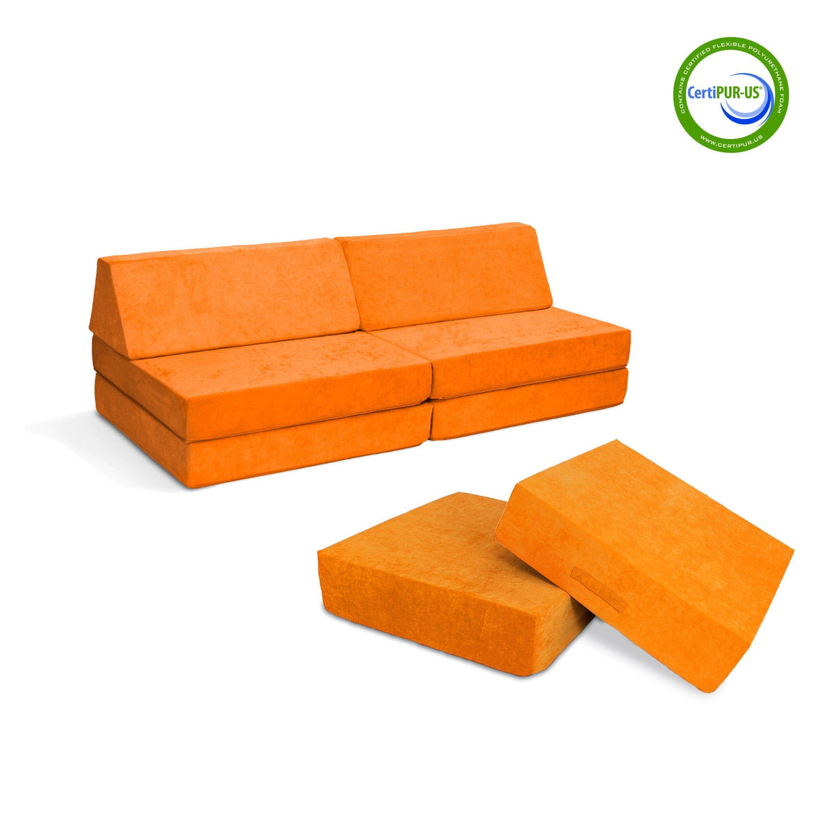 Go Coconut Canadian Play Couches, Furniture and Toys Bundle Twisty Tangerine Coconut Maxi Bundle