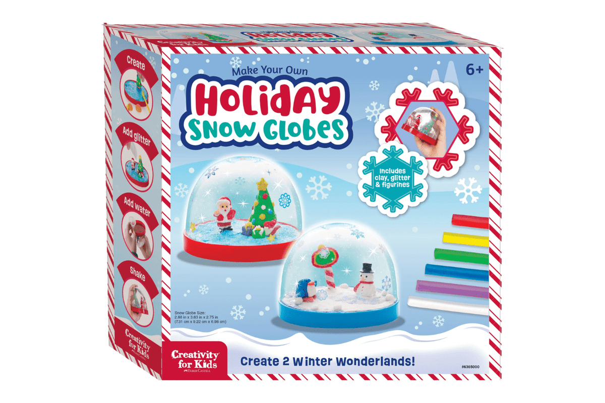 Make Your Own Holiday Snow Globes, Creativity for Kids, Christmas crafts, The Montessori Room, Toronto, Ontario, Canada. 