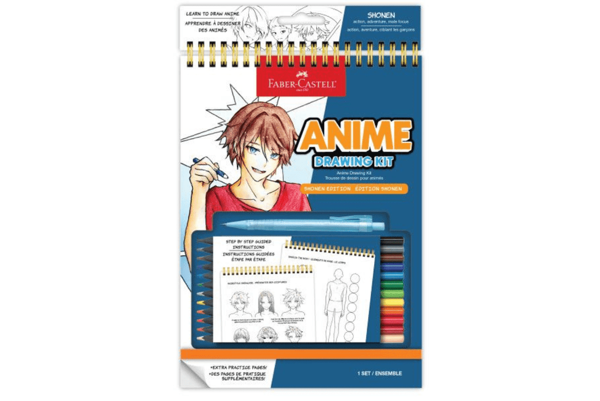 Faber-Castell Anime Drawing Kit - Shonen - NOT READY TO TURN ON, NEEDS DESCRIPTION