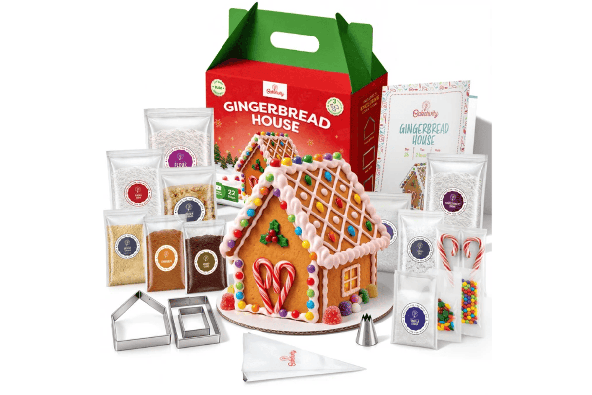 Baketivity Corp Holiday Gingerbread House Baking Kit