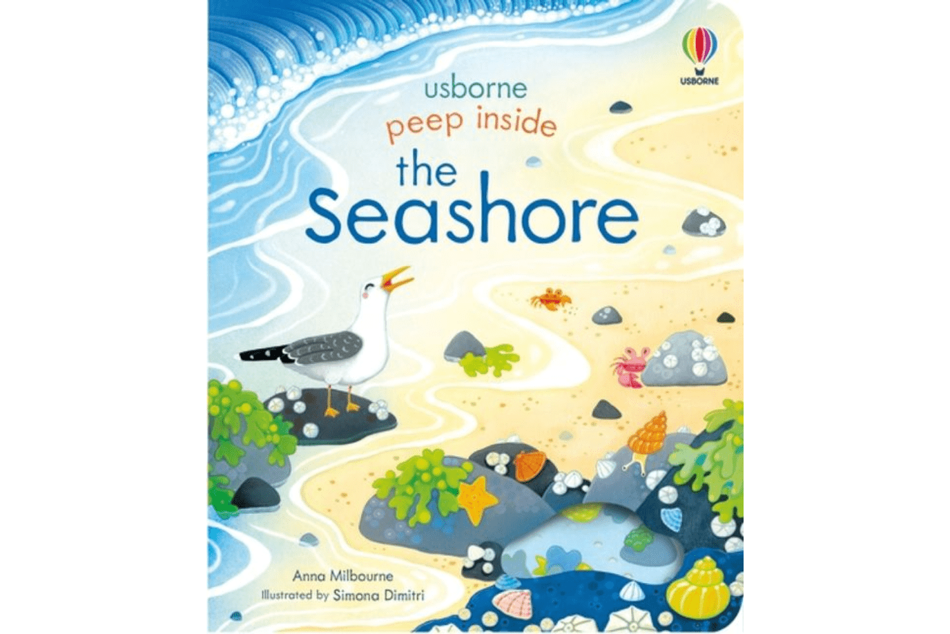 Peep Inside The Seashore, Usborne books, lift the flap books, interactive books, The Montessori Room, Toronto, Ontario, Canada.