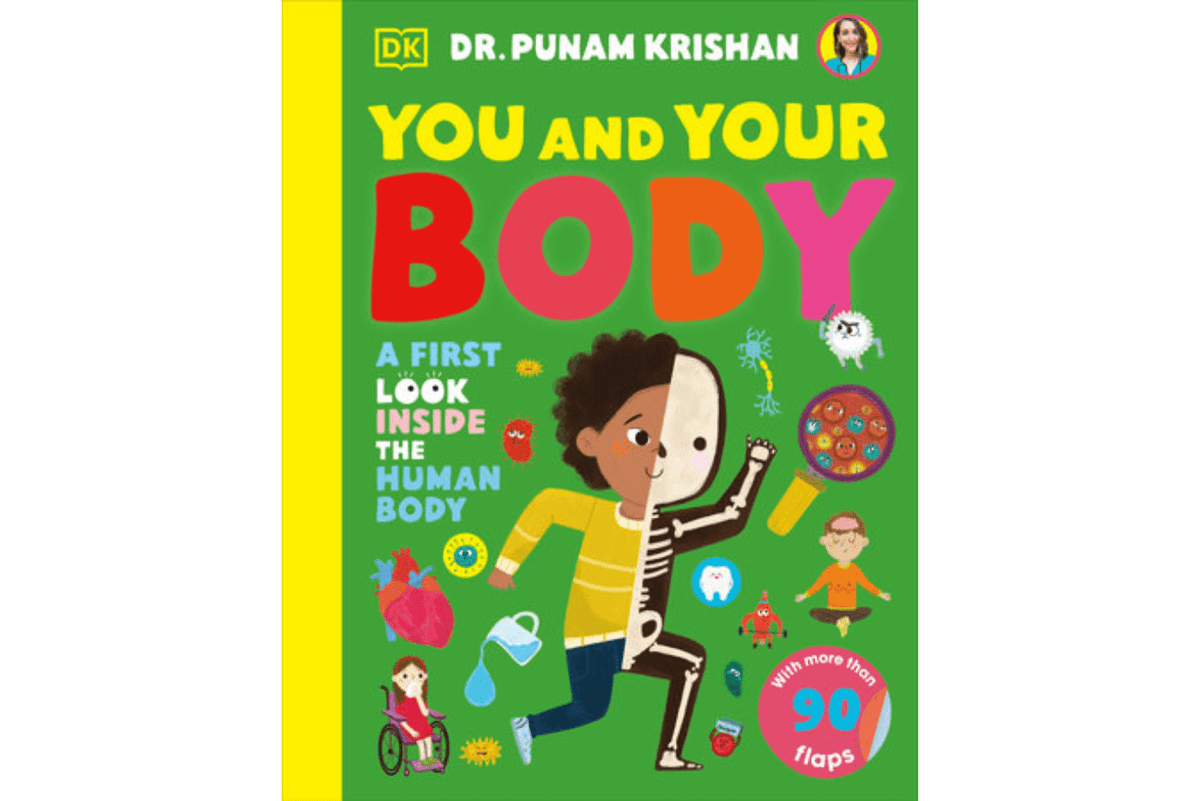 You and Your Body: A First Look Inside the Human Body by Dr. Punam Krishan, lift the flap books, books for 5 year old, books for 7 year old, books for 6 year old, books about the human body for kids, The Montessori Room, Toronto, Ontario, Canada. 