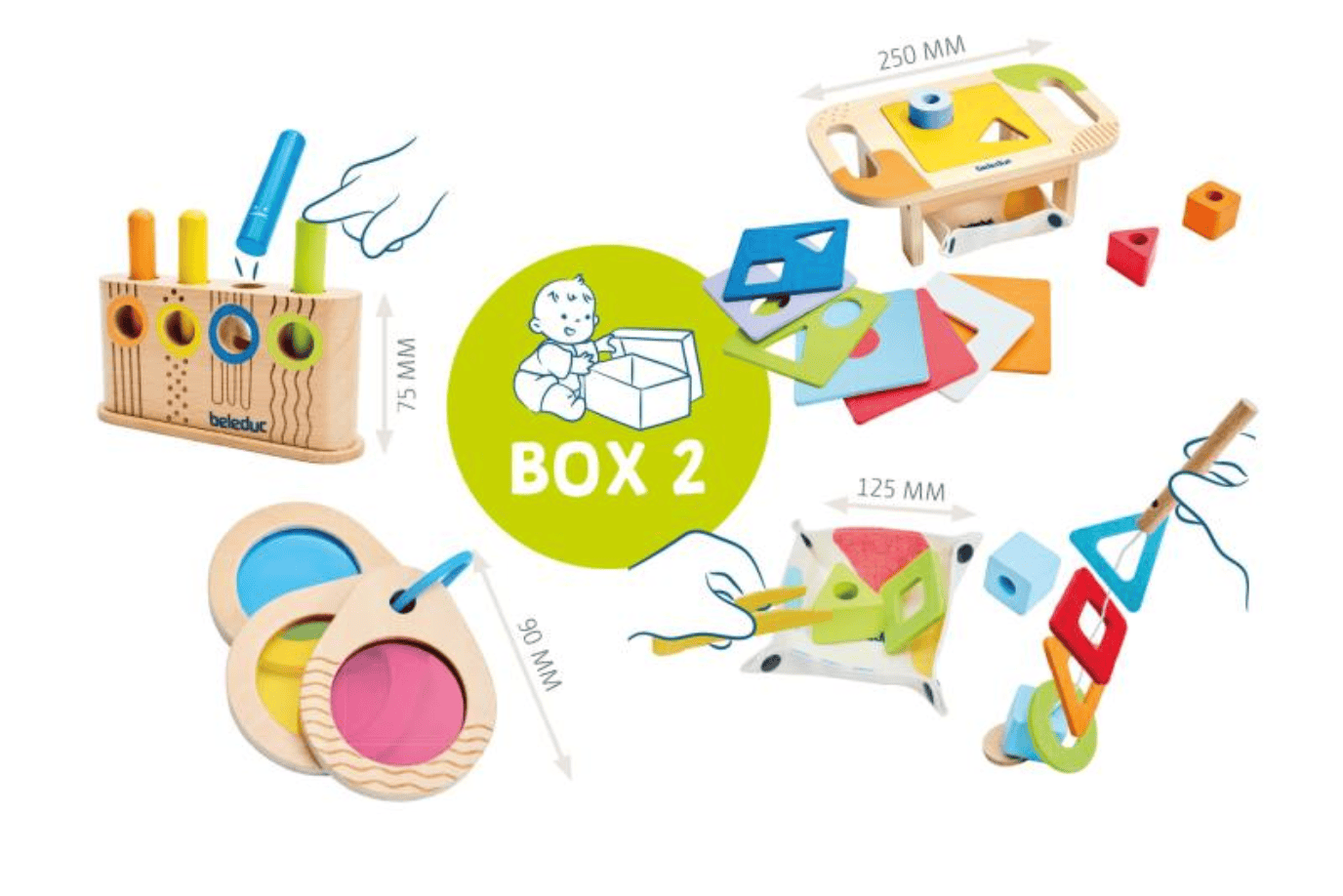 Playwell Toy Beleduc Curious Tots Box 2: 18 - 24 Months