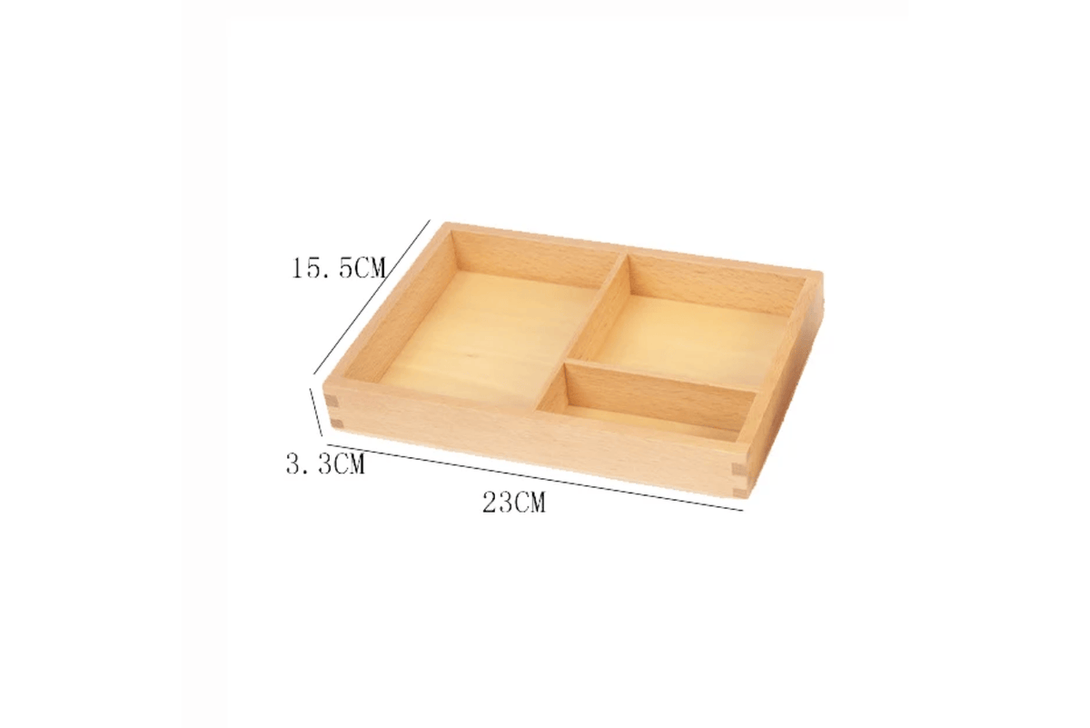 Adena Montessori Wooden Stand for 3 Part Cards