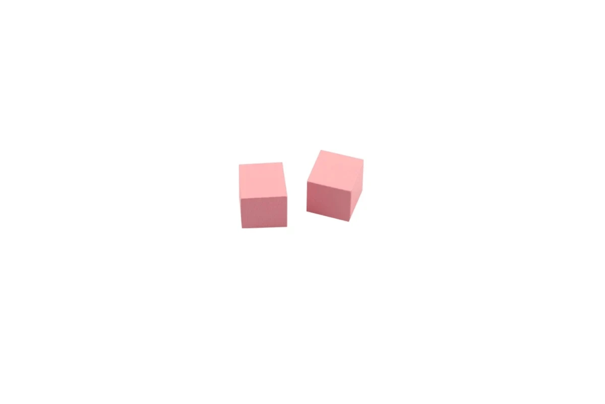 Adena Montessori Smallest Pink Tower Cube (2 Pieces) The Pink Tower (Available with and without stand)