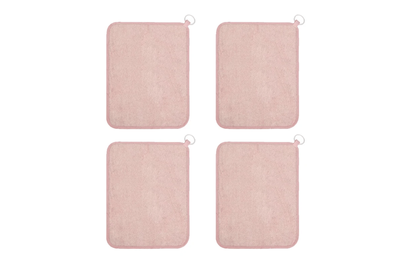 Adena Montessori Pink (Pack of 4) Hand Towels