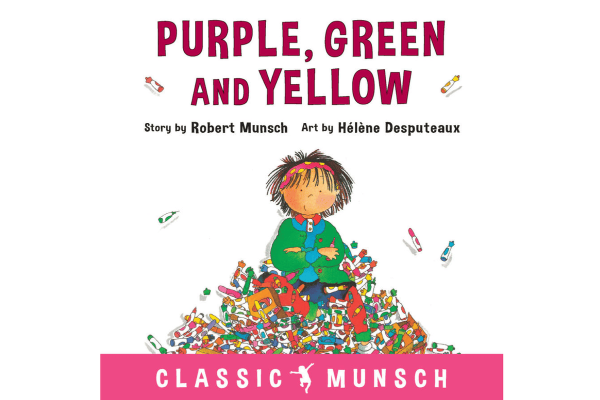 Raincoast Books Purple, Green & Yellow by Robert Munsch [PAPERBACK]