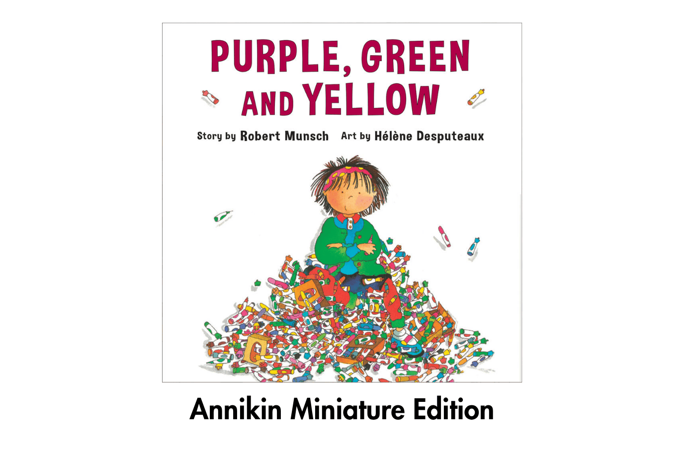 Raincoast Books Purple, Green and Yellow - Robert Munsch Miniature Book