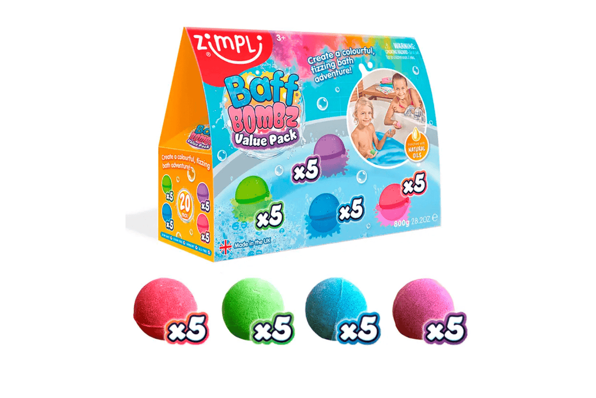 K.I.D. Toys Inc. Refill Bath Bombs - set of 20 Bath Bombs Magic Brush