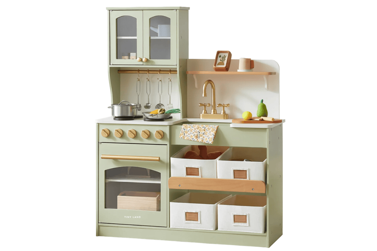 Tinyland Serenity Wooden Play Kitchen - Sage