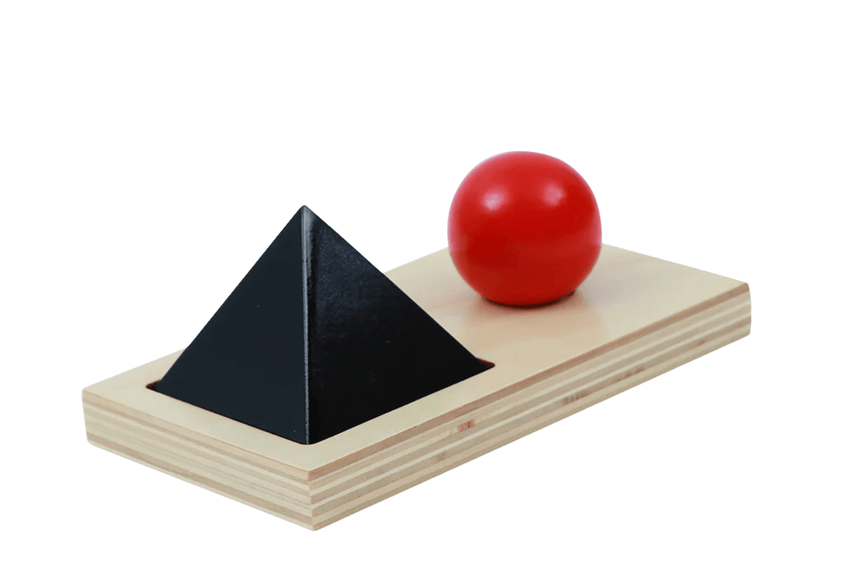 Adena Montessori Noun &amp; Verb Introduction Solids with Tray