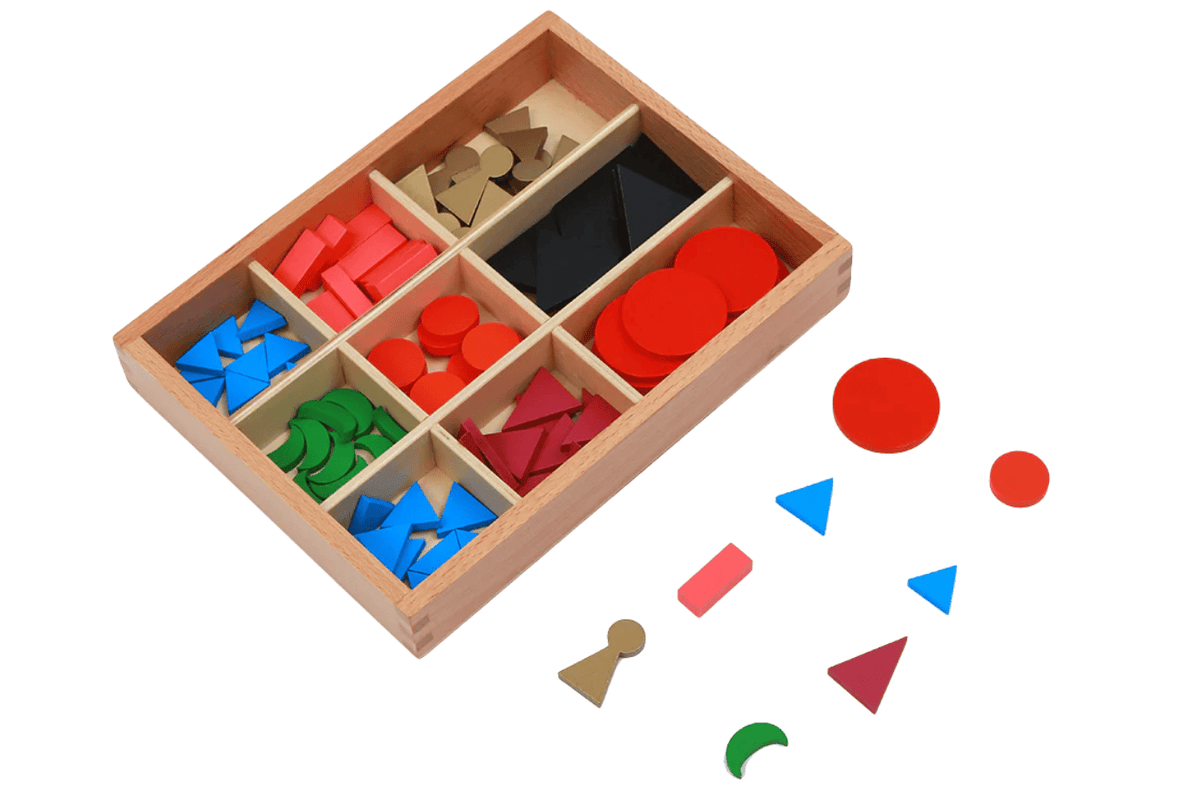 Adena Montessori Wooden Grammar Symbols with Box