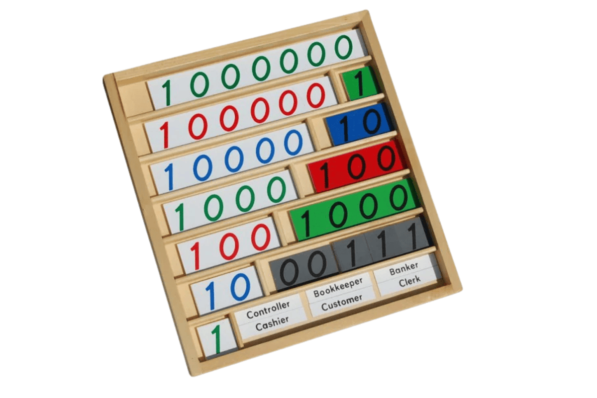 Adena Montessori Bank Game