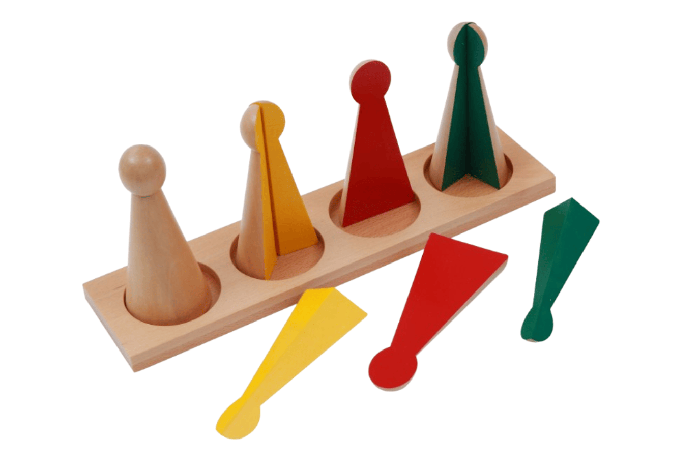 Adena Montessori Large Fraction Skittles with Stand