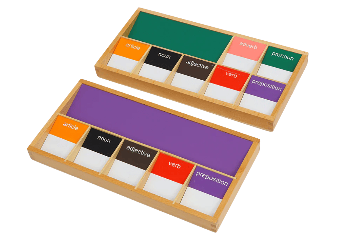 Adena Montessori Grammar Boxes - Set 3
