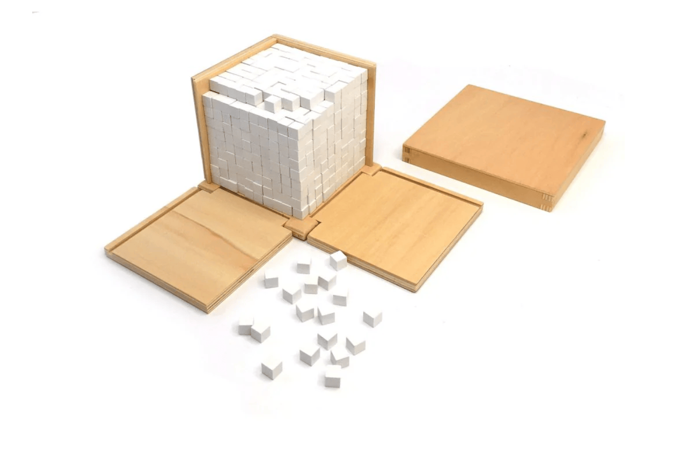 Adena Montessori Volume Box with 1000 Cubes