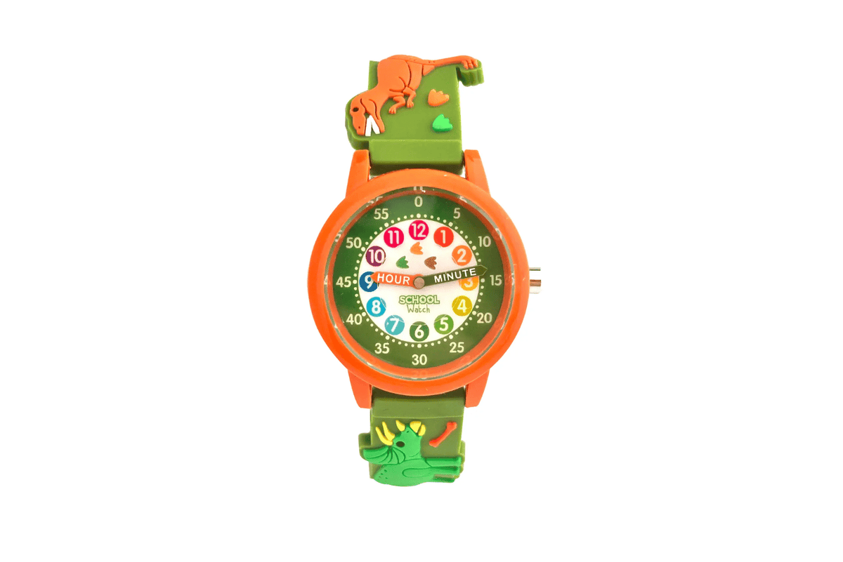 Preschool Collection Dinosaur 3D - Green Band School Watches from Preschool Collection