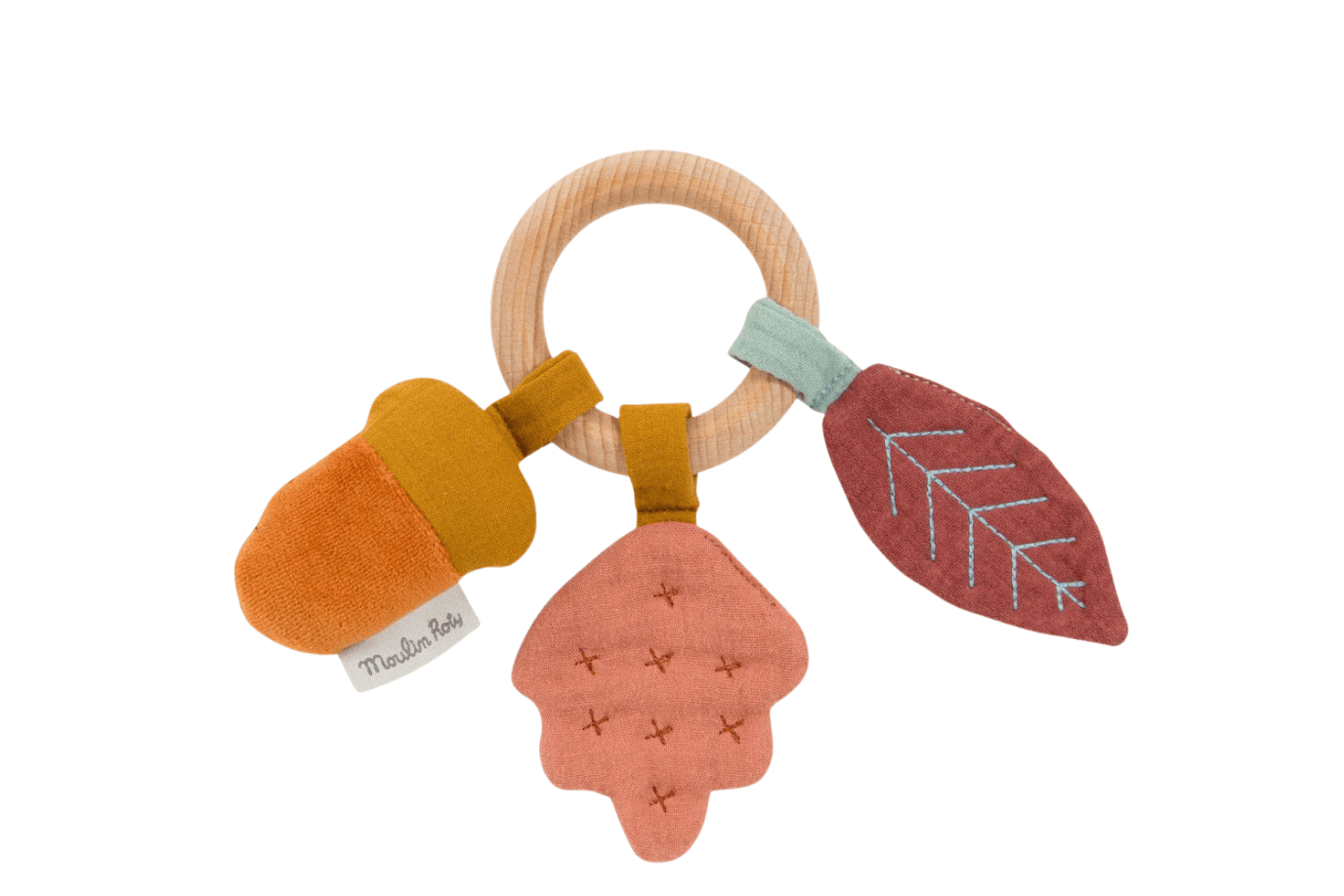 Fire the Imagination Oak Tree Wood Ring Rattle