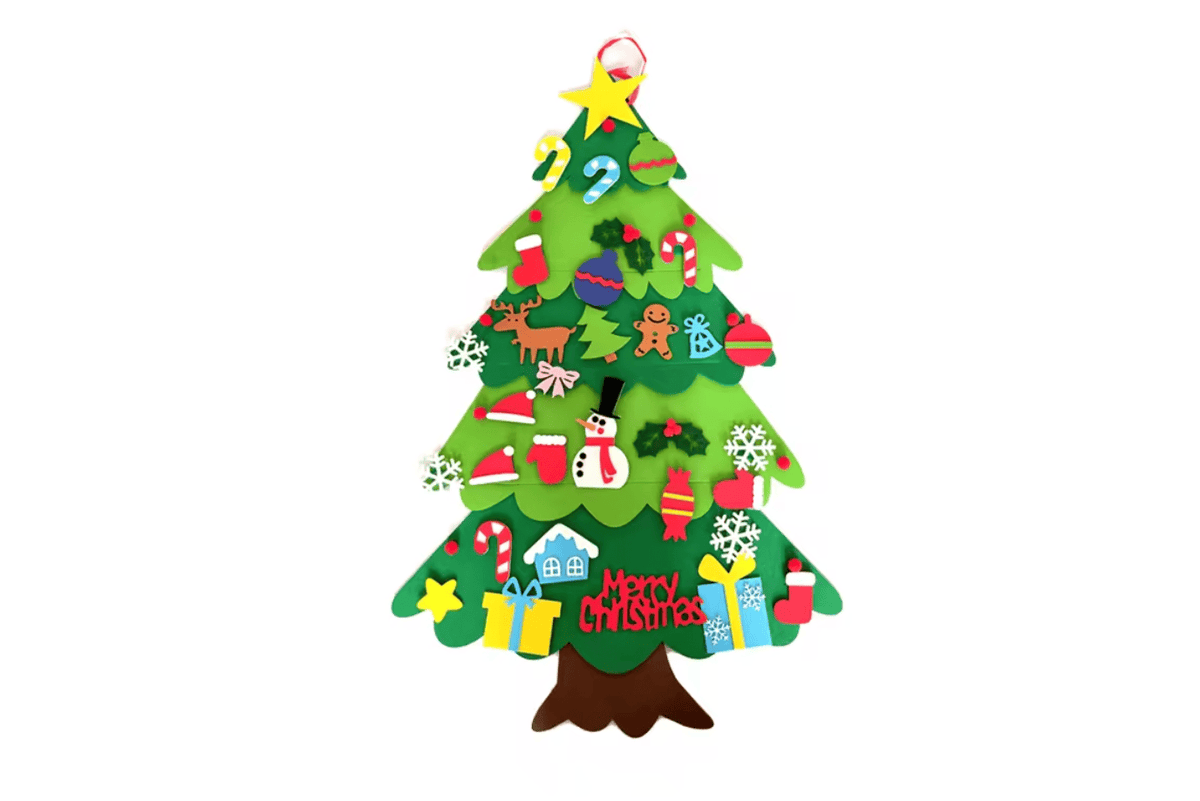 The Montessori Room Felt Christmas Tree