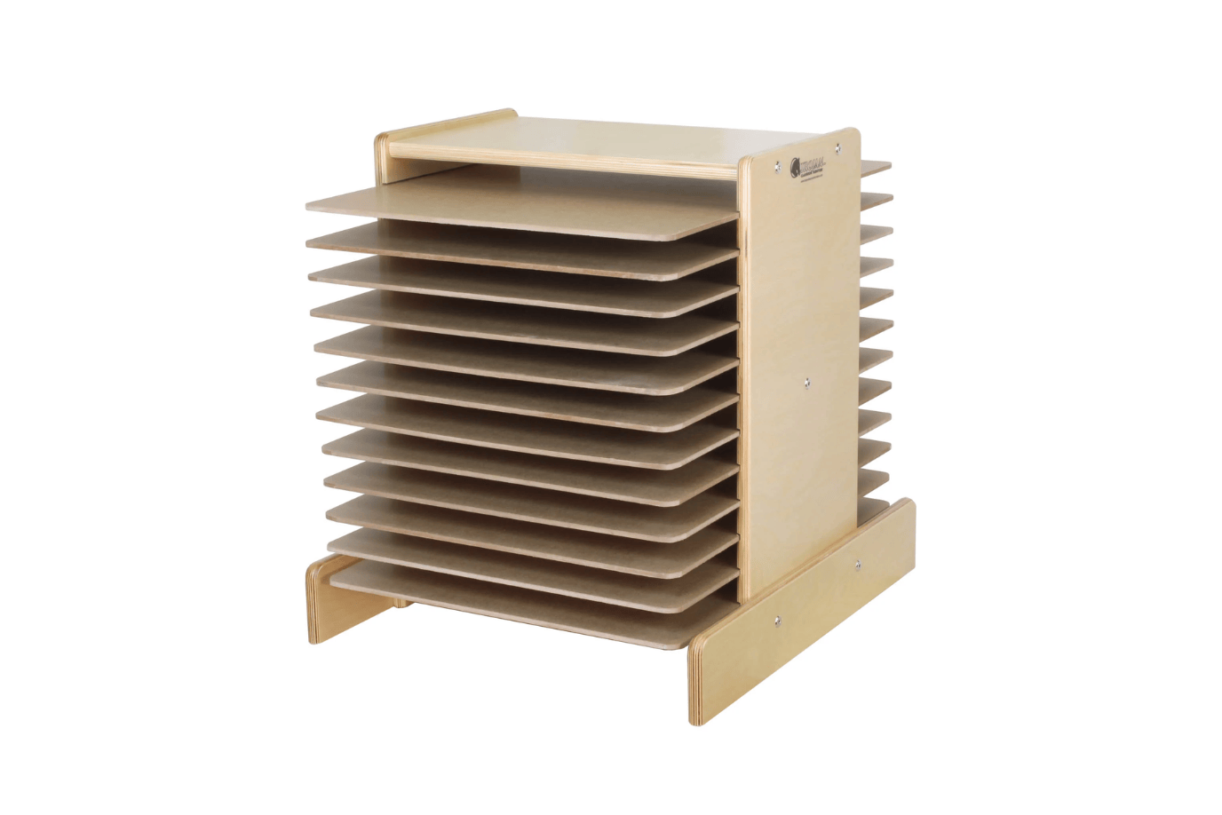 Trojan Classroom Furniture 12 Shelf [S342] Art Drying Rack (2 Sizes Available) - Made in Canada