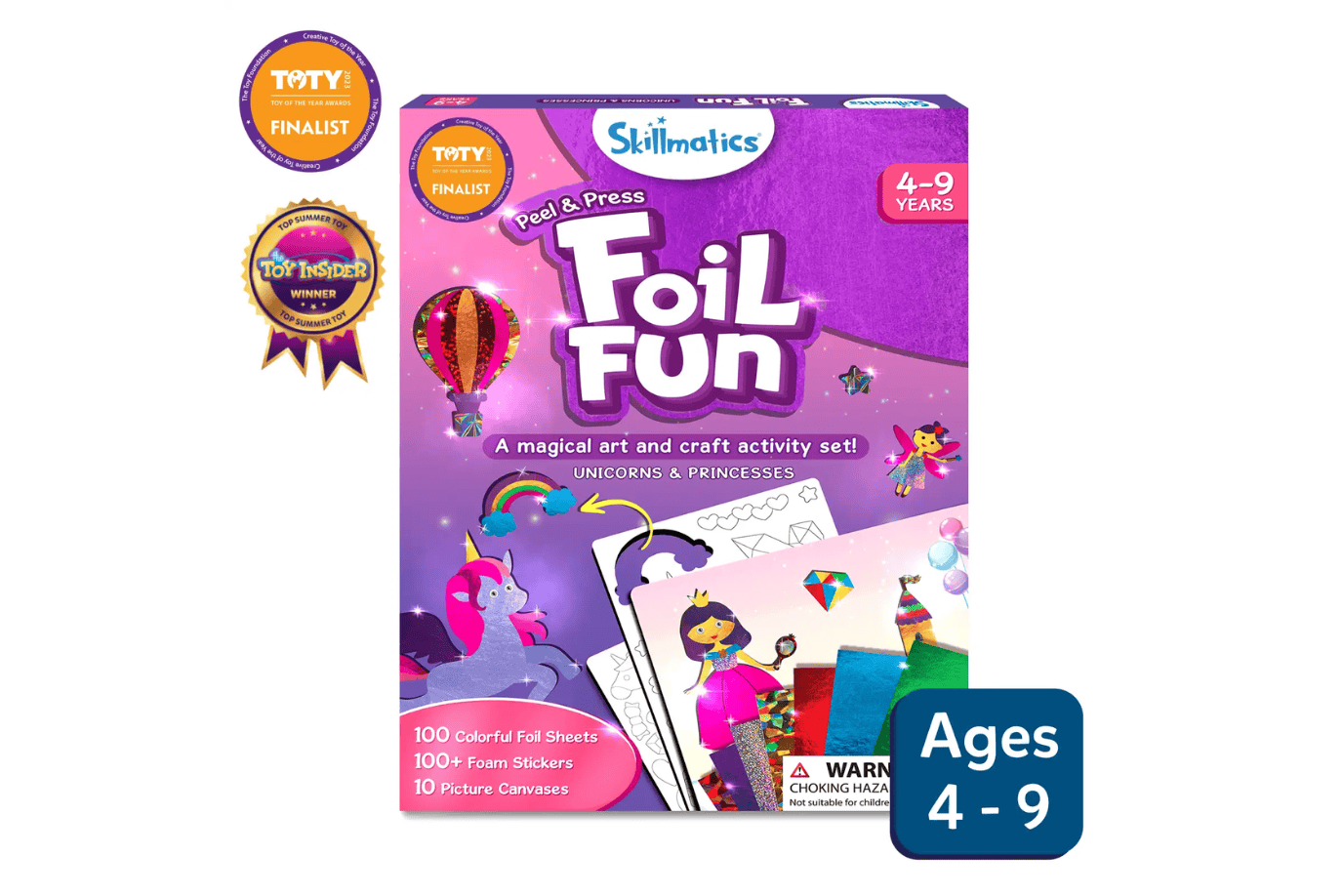 Skillmatics Unicorn and Princess Fun Foil Activity