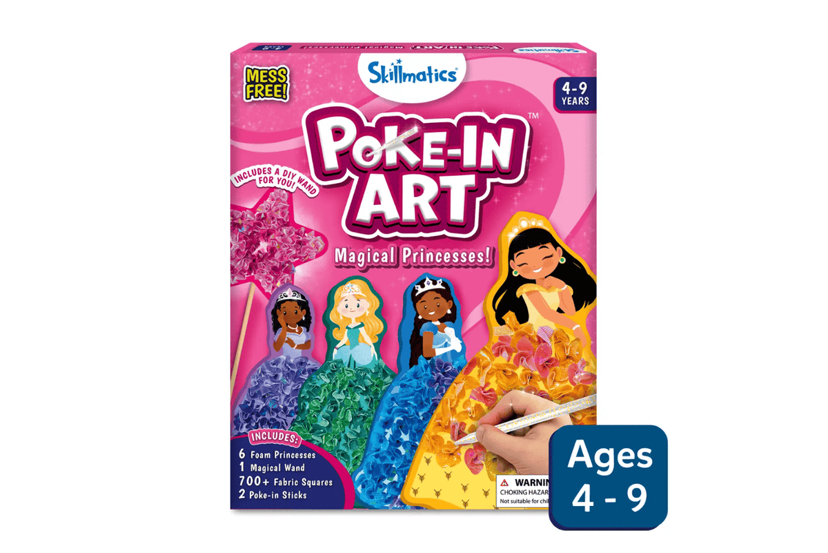 Skillmatics Princesses Poke-in Art Kits