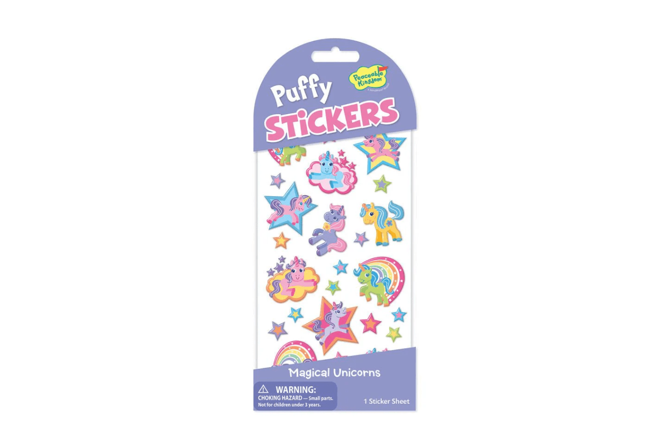 Peaceable Kingdom Stickers - Scratch & Sniff, Glow In The Dark, Googly Eyes, Puffy and Foil