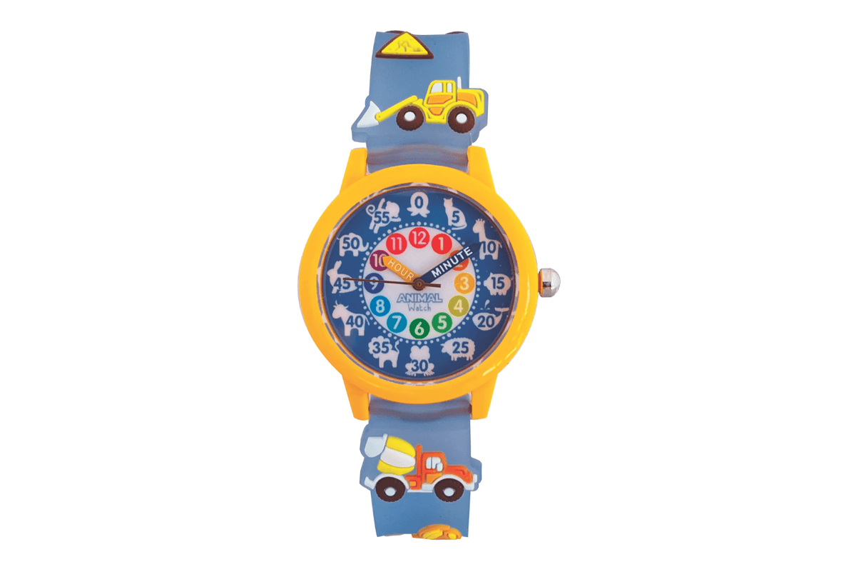 Preschool Collection Construction 3D School Watches from Preschool Collection