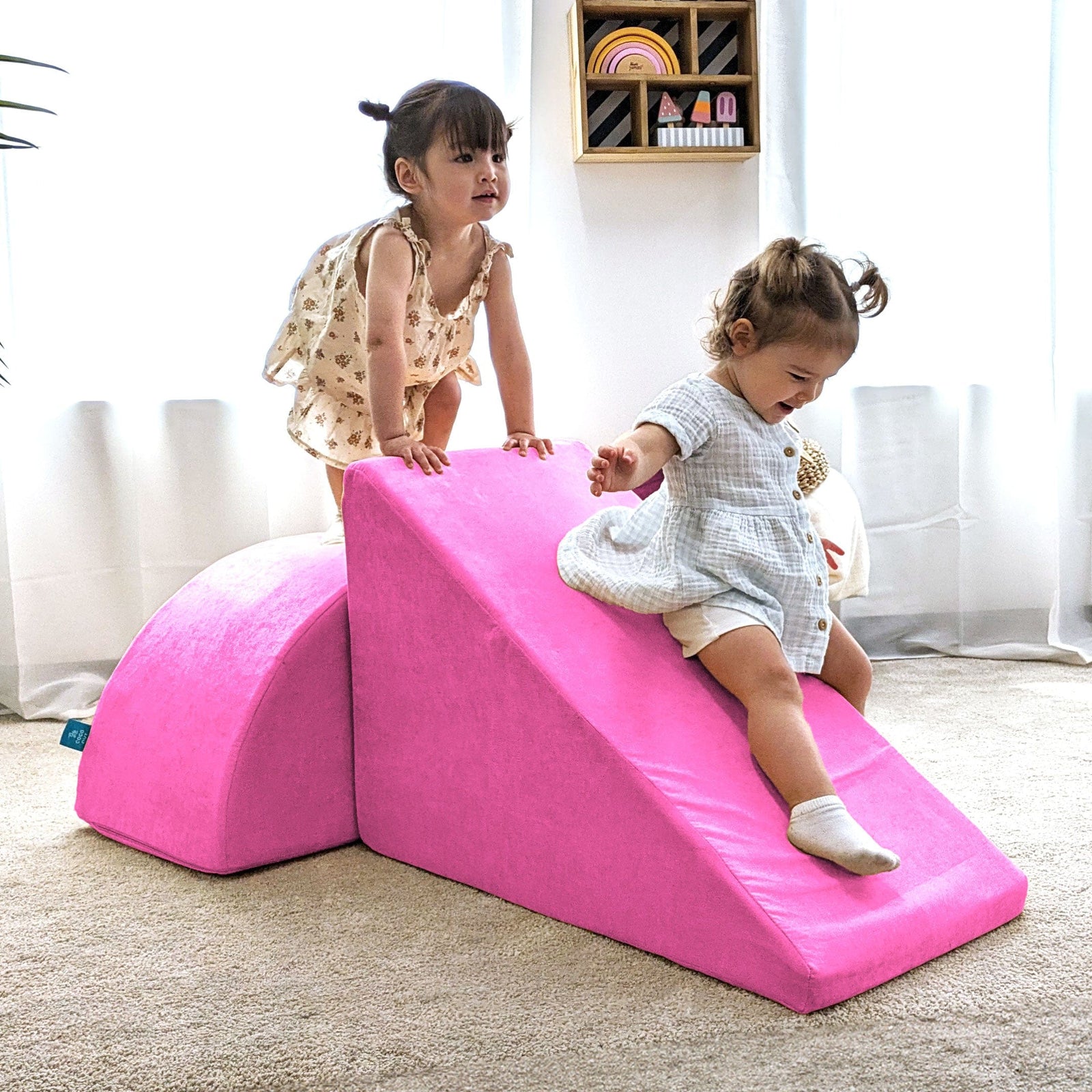 Go Coconut Canadian Play Couches, Furniture and Toys Wedge & Mega Rocker Bundle
