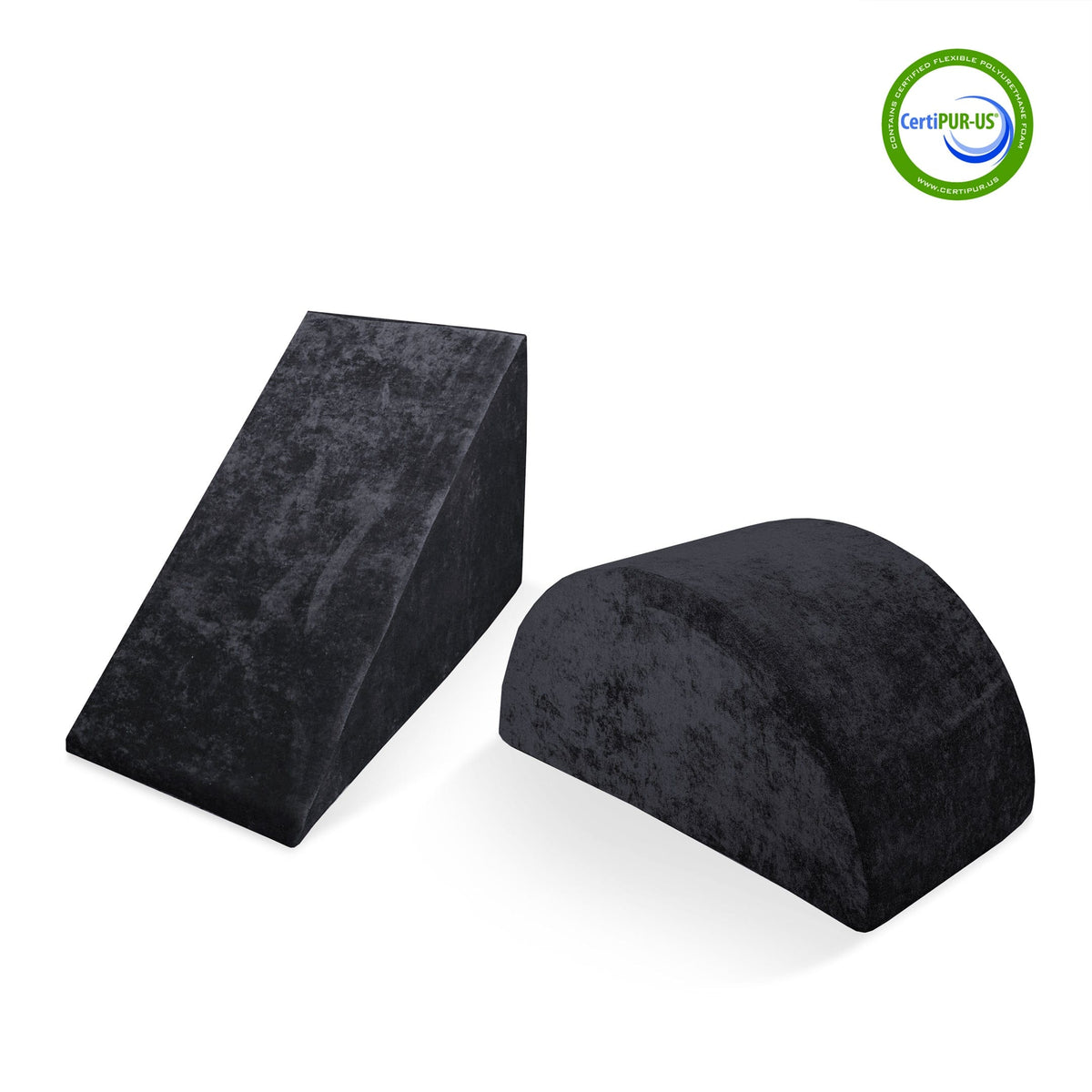 Go Coconut Canadian Play Couches, Furniture and Toys Blackberry Shadow Wedge & Mega Rocker Bundle