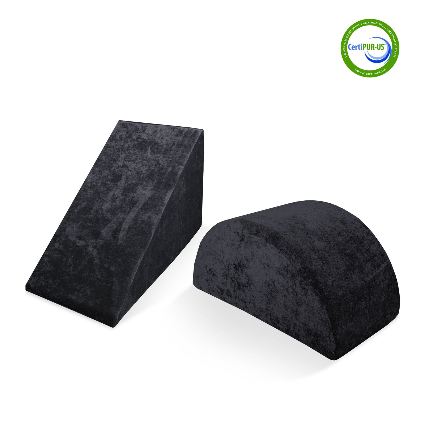 Go Coconut Canadian Play Couches, Furniture and Toys Blackberry Shadow Wedge & Mega Rocker Bundle