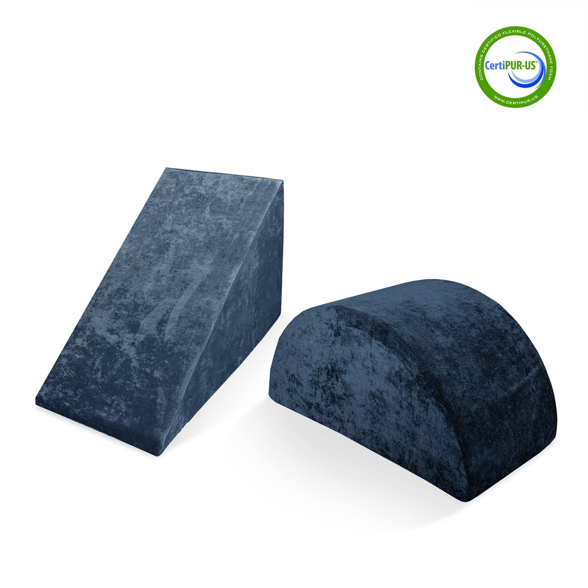 Go Coconut Canadian Play Couches, Furniture and Toys Midnight Tide Wedge & Mega Rocker Bundle