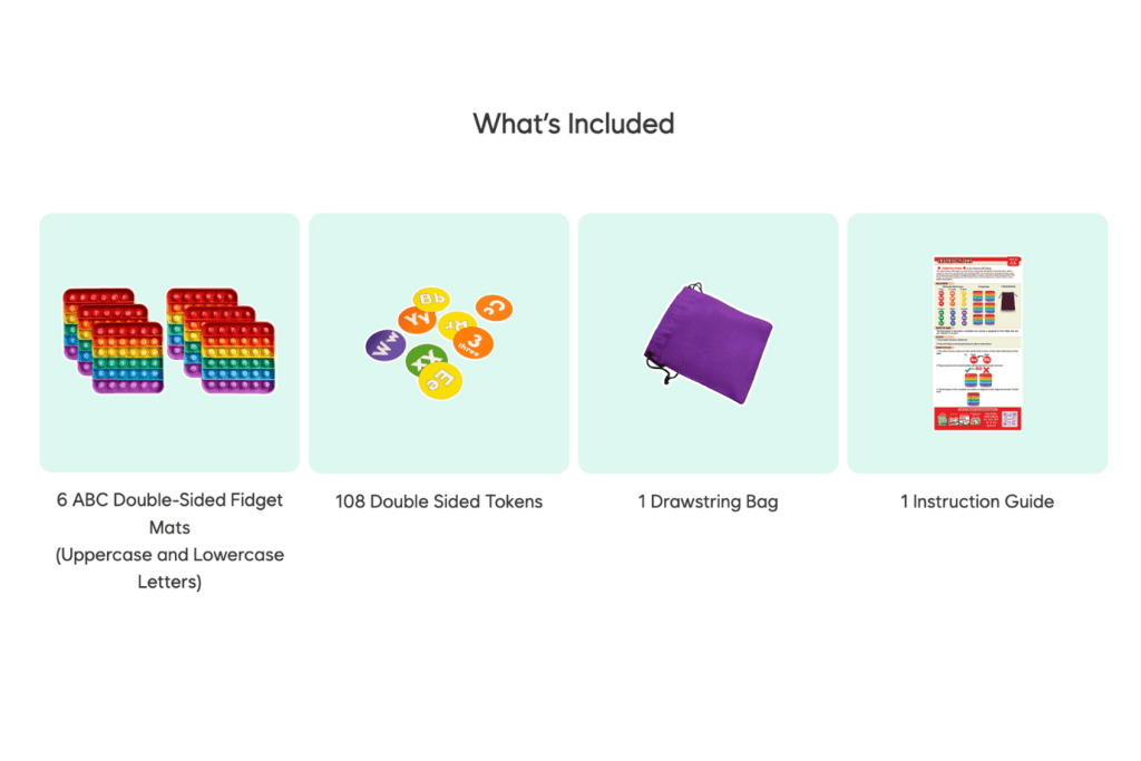 ABC BINGO! [The Fidget Company] (Pre-K to Kindergarten)