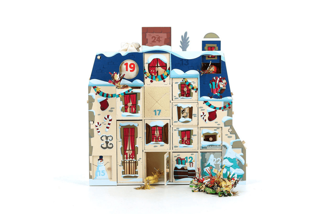Advent Calendar - Fill It Yourself House, reusable advent calendars, wooden advent calendar, The Montessori Room, Toronto, Ontario, Canada. 