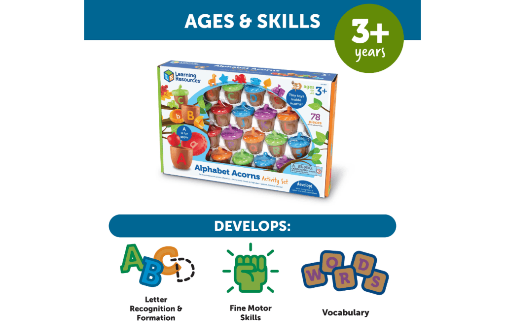 Alphabet Acorns Activity Set