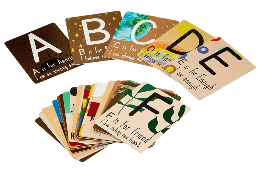 Alphabet Affirmation Flashcards