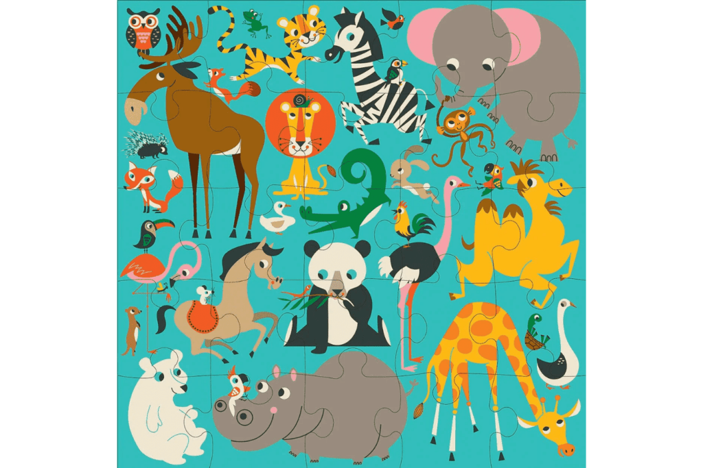 Animals of the World Jumbo Puzzle