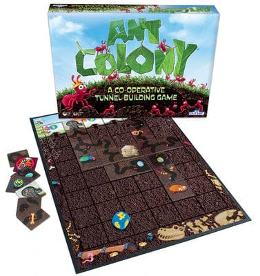 Ant Colony Boardgame, Outset Media, Cooperative Games for kids, best co-op games for children, best board games for five year old, best board games for six year old, Toronto, Canada, family game night, family board games for young kids