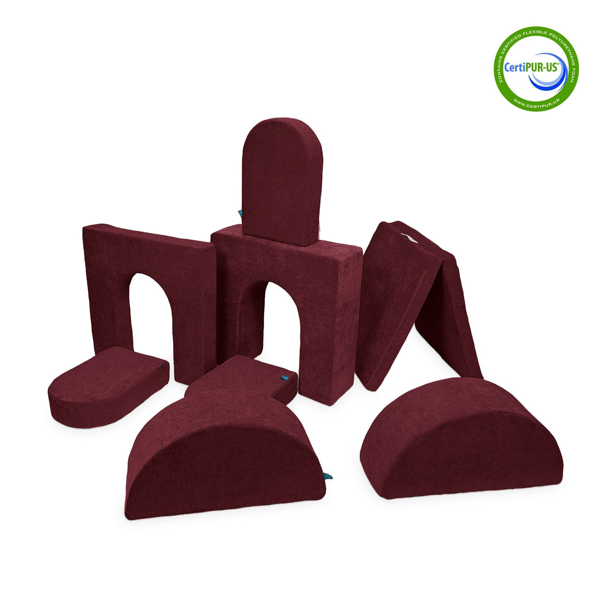 Go Coconut Canadian Play Couches, Furniture and Toys Cranberry Rain The Architect (8 Pieces)