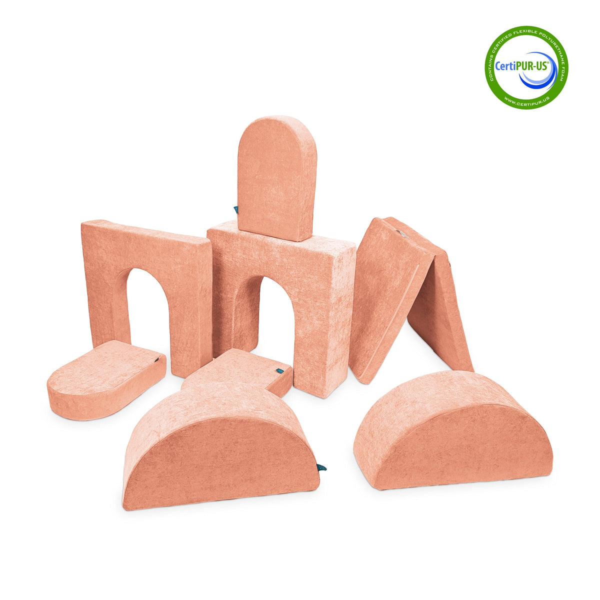 Go Coconut Canadian Play Couches, Furniture and Toys Peach Party The Architect (8 Pieces)