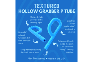 ARK's Textured Grabber® P Tube (Hollow Chew Tool)