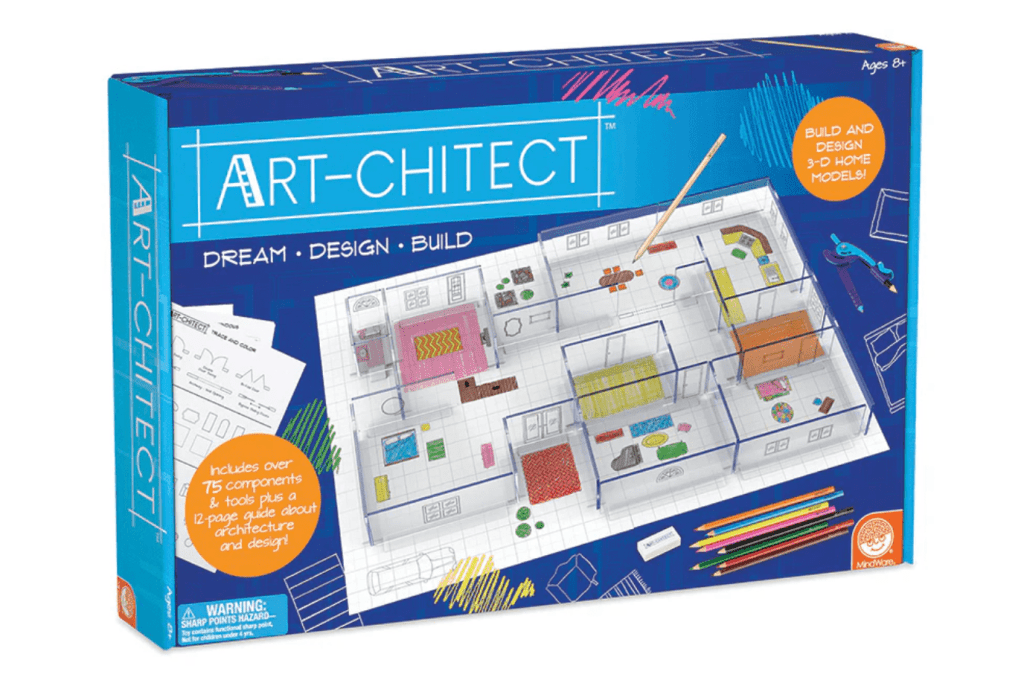 Art-chitect, Mindware toys, gifts for children 8 years and up, gifts for children who like to design, gifts for children who like to build, gifts for future architects, The Montessori Room, Toronto, Ontario, Canada. 