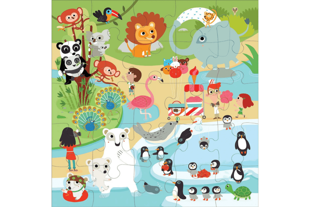 At the Zoo Jumbo Puzzle