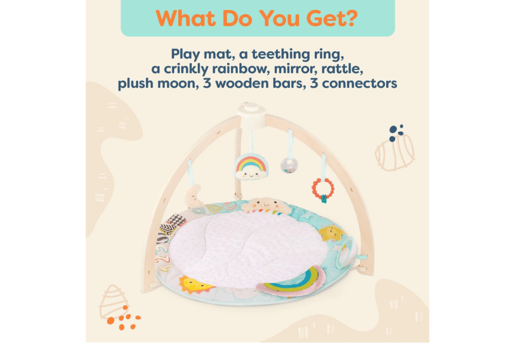 B. Toys Wooden Activity Gym