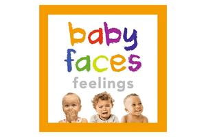 Baby Faces Feelings - The Montessori Room, Toronto, Ontario, Canada, best books for baby, children's books, infant books, baby books, books with real pictures, Montessori books, books about feelings, feelings faces