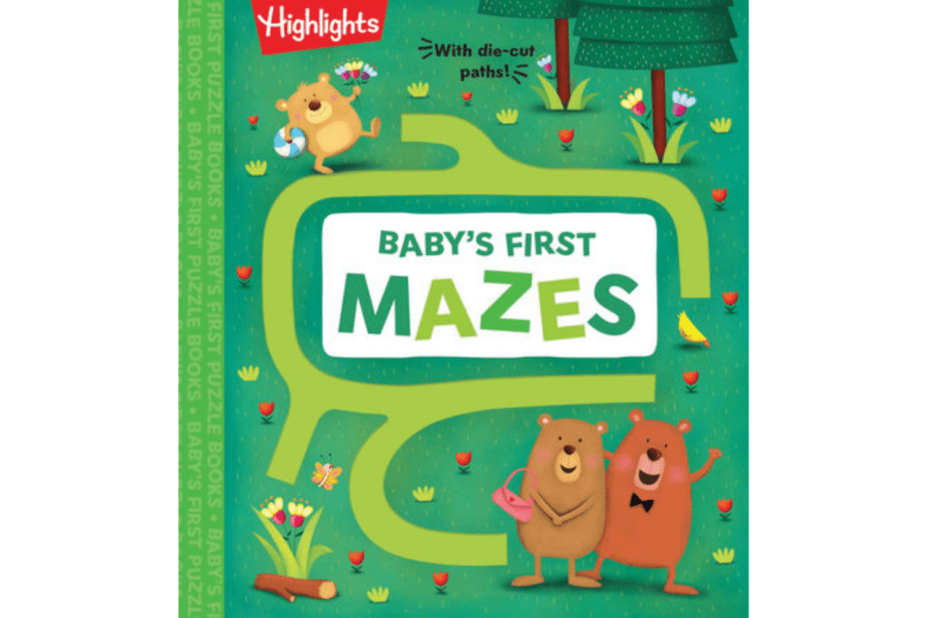 Baby&#39;s First Mazes, Highlights, activity books for toddlers, interactive books for babies, The Montessori Room, Toronto, Ontario, Canada.