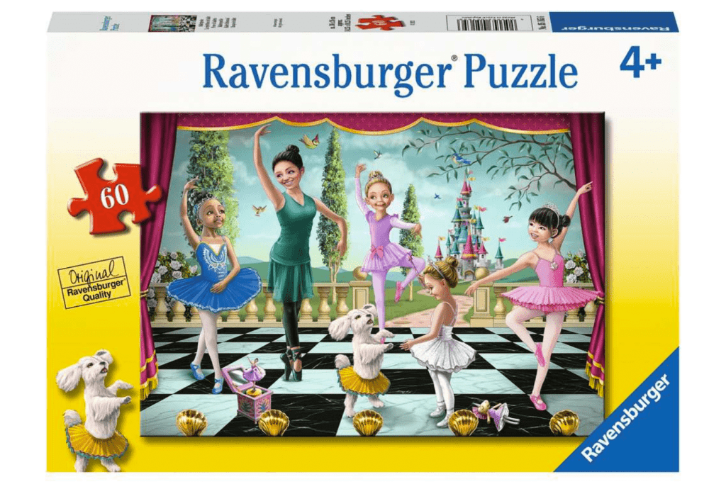 Ballet Rehearsal - 60pc Puzzle, Ravensburger, jigsaw puzzles for kids, best jigsaw puzzles, high quality puzzles, best gifts for kids, The Montessori Room, Toronto, Ontario, Canada. 